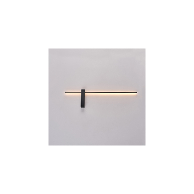 ΑΠΛΙΚΑ TOIXOY ΜΕΤΑΛΛΙΚΗ LED 10W 3000K 1000Lm 800X200X40mm ΜΑΥΡΟ ARTE ILLUMINA CLIO