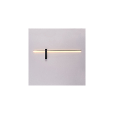 ΑΠΛΙΚΑ TOIXOY ΜΕΤΑΛΛΙΚΗ LED 12W 12W 3000K 1000Lm 1000X200X40mm  ΜΑΥΡΟ ARTE ILLUMINA CLIO