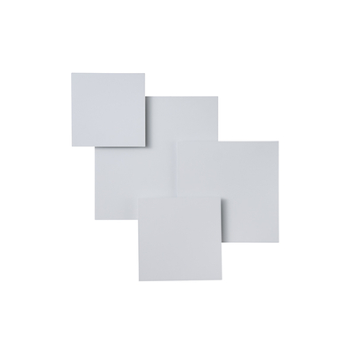 ΦΩΤΙΣΤΙΚΟ TOIXOY ΜΕΤΑΛΛIKO LED 30W 2600Lm 3000Κ 550X550mm ΛΕΥΚΟ ARTE ILLUMINA THALIA