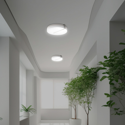 ΠΛAΦΟΝΙΕΡΑ ΣΤΡΟΓΓΥΛΗ LED 36W 4000K Φ40 IP54 ΛΕΥΚΗ ARTE ILLUMINA