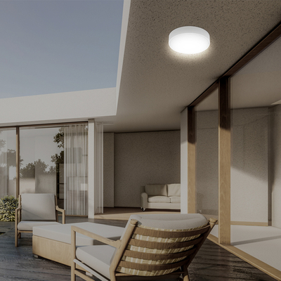 ΠΛΑΦΟΝΙΕΡΑ ΣΤΡΟΓΓΥΛΗ LED 24W Φ30 4000Κ IP54 ΛΕΥΚΗ ARTE ILLUMINA