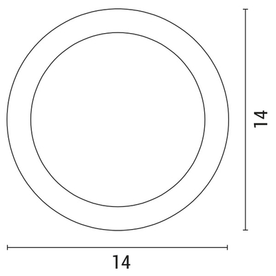 ΑΠΛΙΚΑ ΤΟΙΧΟΥ ΚΙΝΗΤΗ LED 6W 140X60 3000K IP54 ΛΕΥΚΗ PRO ARTE ILLUMINA