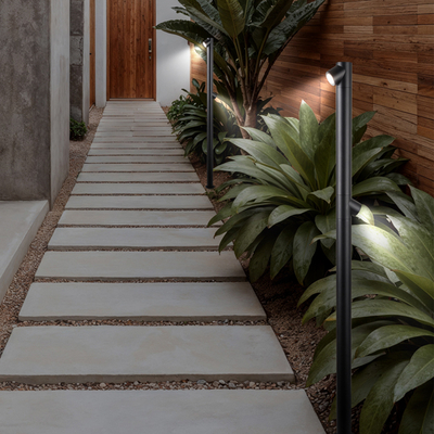 ΚΟΛΩΝΑΚΙ ΑΛΟΥΜΙΝΙΟΥ 2Χ5W Φ55XH:1200mm IP65 3000K ΜΑΥΡΟ ARTE ILLUMINA