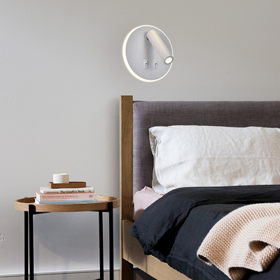 ΑΠΛΙΚΑ ΚΡΕΒΑΤΙΟΥ ΑΝΑΓΝΩΣΗΣ 9W & 3W LED 3000K ΛΕΥΚΟ ARTE ILLUMINA IRIS 1