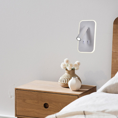 ΑΠΛΙΚΑ ΚΡΕΒΑΤΙΟΥ ΑΝΑΓΝΩΣΗΣ 11W & 3W LED 3000K ΛΕΥΚΟ ARTE ILLUMINA IRIS 3