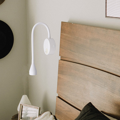 ΑΠΛΙΚΑ ΚΡΕΒΑΤΙΟΥ ΑΝΑΓΝΩΣΗΣ 3W LED 3000K ΛΕΥΚΟ ARTE ILLUMINA IONAS 1