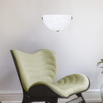 ΑΠΛΙΚΑ ΤΟΙΧΟΥ Φ30 1XΕ27 ΛΕΥΚΟ-ΝΙΚΕΛ  ARTE ILLUMINA LEIA