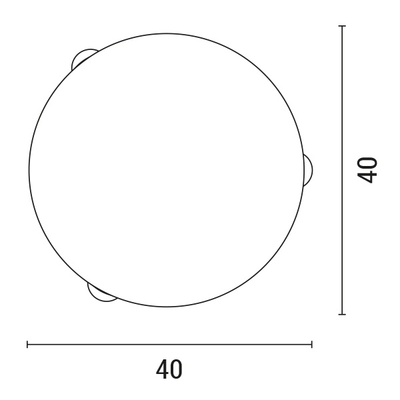 ΠΛΑΦΟΝΙΕΡΑ ΤΟΙΧΟΥ Φ40 2ΧΕ27 ΜΕΛΙ-ΜΠΡΟΝΖΕ ARTE ILLUMINA ERIS