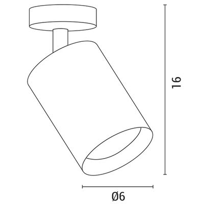 ΦΩΤΙΣΤΙΚΟ ΟΡΟΦΗΣ ΚΙΝΗΤΟ ΚΥΛΙΝΔΡΟΣ LED 10W 4000K ΛΕΥΚΟ PLUS ARTE ILLUMINA ROTONDO