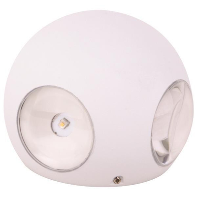 ΦΩΤΙΣΤΙΚΟ ΤΟΙΧΟΥ ΣΤΡΟΓΓΥΛΟ LED 8W Φ100X94 3000K IP65 ΛΕΥΚΟ PLUS ARTE ILLUMINA