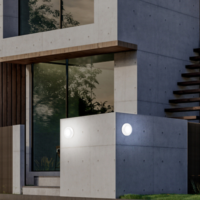 ΦΩΤΙΣΤΙΚΟ ΤΟΙΧΟΥ ΟΒΑΛ LED 4W 150X150X27 3CCT IP65 ΛΕΥΚΟ ARTE ILLUMINA