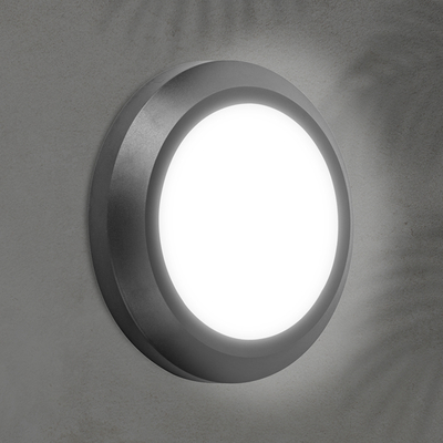 ΦΩΤΙΣΤΙΚΟ ΤΟΙΧΟΥ ΟΒΑΛ LED 4W 150X150X27 3CCT IP65 ΜΑΥΡΟ ARTE ILLUMINA