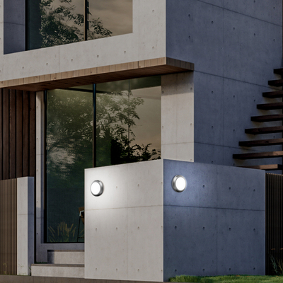 ΦΩΤΙΣΤΙΚΟ ΤΟΙΧΟΥ ΟΒΑΛ LED 4W 150X150X27 3CCT IP65 ΜΑΥΡΟ ARTE ILLUMINA