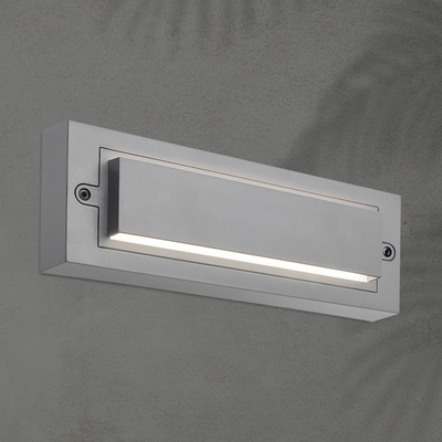 ΦΩΤΙΣΤΙΚΟ ΤΟΙΧΟΥ  LED 6W 255X42X90 3CCT IP65 ΓΚΡΙ ARTE ILLUMINA SENARIO