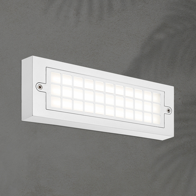 ΦΩΤΙΣΤΙΚΟ ΤΟΙΧΟΥ LED 6W 255X30X90 3CCT IP65 ΛΕΥΚΟ ARTE ILLUMINA SENARIO