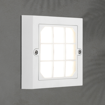 ΦΩΤΙΣΤΙΚΟ ΤΟΙΧΟΥ LED 6W 135X135X32 3CCT IP65 ΛΕΥΚΟ ARTE ILLUMINA SENARIO