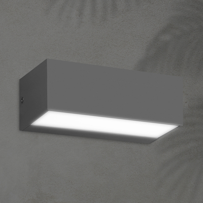 ΦΩΤΙΣΤΙΚΟ ΤΟΙΧΟΥ LED 12W 230X90X100 3CCT IP65 ΓΡΑΦΙΤΗΣ ARTE ILLUMINA LIMA