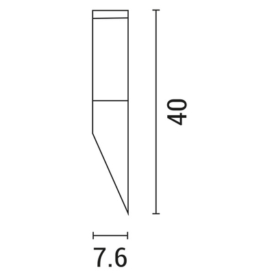 ΑΠΛΙΚΑ ΙΝΟΧ ΣΕΙΡΑ 40cm E27 ARTE ILLUMINA XIOS