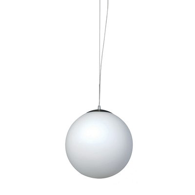 InLight Κρεμαστό φωτιστικό από λευκή οπαλίνα 1XE27 D:30cm (4253-Γ)