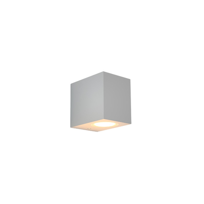 it-Lighting Norman 1xGU10 Outdoor Up or Down Wall Lamp Grey D:8cmx7cm (80200434)