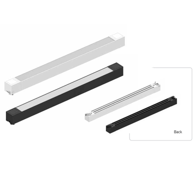 InLight Γραμμικό φωτιστικό LED 35W 4000K για μονοφασική ράγα σε λευκή απόχρωση D:47,5cmX3,3cm (T02702-WH)