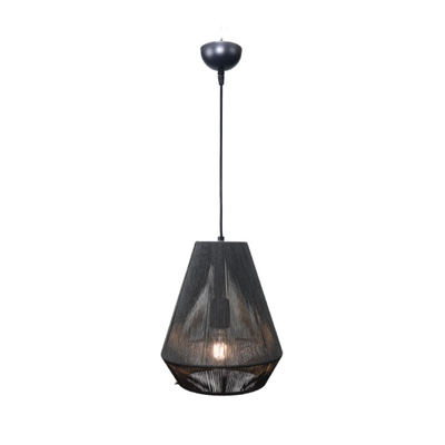 Inlight Κρεμαστό φωτιστικό με καπέλο απο ίνα 1xE27 D:25cm (4057-C)