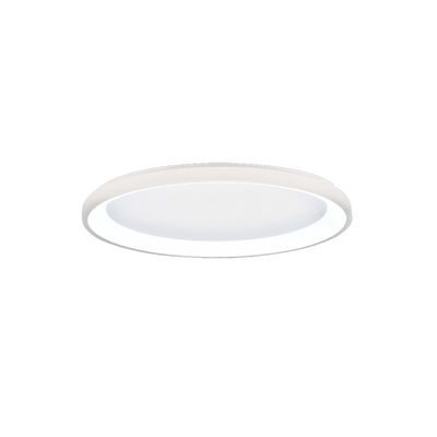 Inlight Πλαφονιέρα οροφής LED 28W 3CCT από λευκό μέταλλο και ακρυλικό D:80x5cm (42044-B-White)