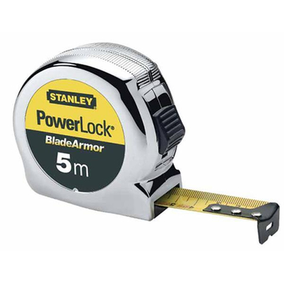 Μέτρο MICRO POWERLOCK BLADE ARMOR με κέλυφος ABS και λάμα 25mm - 5m σε blister / 0-33-514
