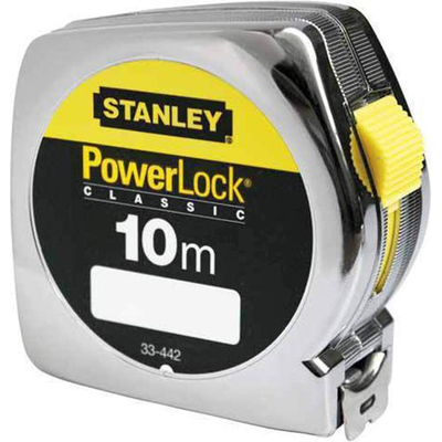 Μέτρο POWERLOCK με κέλυφος ABS και λάμα 25mm - 10m σε blister / 0-33-442