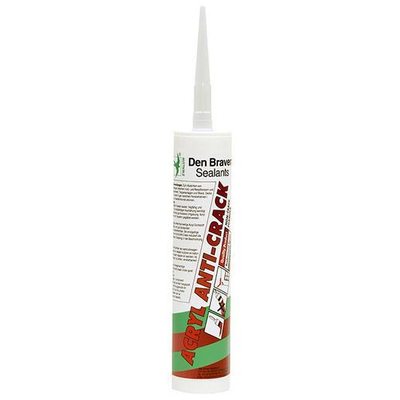Στόκος ακρυλικός 12τεμ. για ρωγμές ANTI-CRACK λευκό 310ml ενός συστατικού, πλαστό-ελαστικό σφραγιστικό, ακρυλικής βάσης, εξαιρετικής ποιότητας, βάφεται με πλαστικά και ακρυλικά χρώματα, άοσμο, χωρίς φθαλικούς πλαστικοποιητές / 12010635