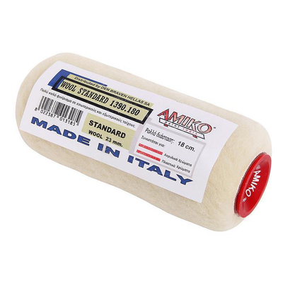 Ρολό γούνα AMIKO WOOL STANDARD 18cm από φυσική τρίχα σε πλαστικά και ακρυλικά χρώματα / 13901800
