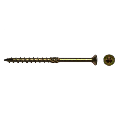 Νοβοπανόβιδα torx κίτρινη με σχίσιμο 200τεμ. 8x120mm. Ποσότητα κιβωτίου 4 x 200 / 361-08X120-200