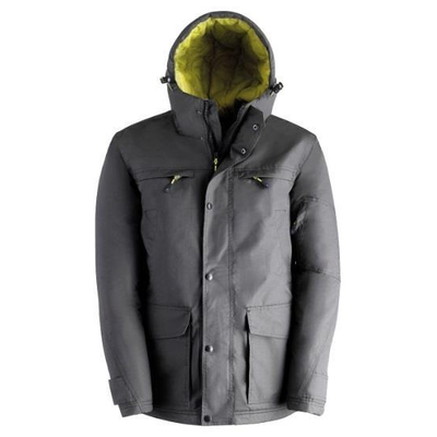 Μπουφάν PARKA SLICK γκρι L, Ρυθμιζόμενη κουκούλα με ελαστικό κορδόνι
. Τσέπες με φερμουάρ στο μπροστινό μέρος του ώμου
. 
Εσωτερική τσέπη με φερμουάρ

. Ρύθμιση καρπού με κλείσιμο velcro. 

Τσέπη με φερμουάρ στο μανίκι

. Άνετες τσέπες για ζέσταμα χεριών στο στήθος. 

Τσέπες με πιέτες και καπάκια στη μέση
. 
ΥΛΙΚΑ 

κύριο ύφασμα:

100% πολυεστέρας με επίστρωση PU
 επένδυση:

100% πολυεστέρας 
φόδρα:

100% πολυεστέρας / 36731