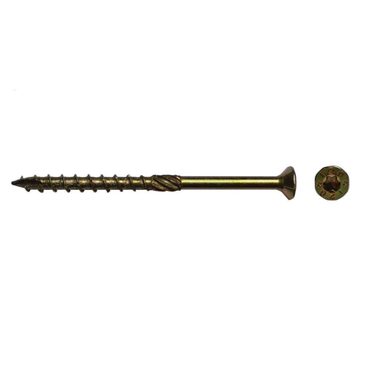 Νοβοπανόβιδα torx κίτρινη με σχίσιμο 200τεμ. 8x60mm. Ποσότητα κιβωτίου 4 x 200 / 361-08X060