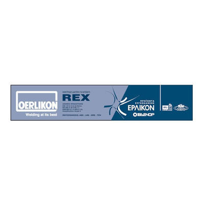 Ηλεκτρόδιο μετάλλου REX 4kg Νο2,5mm / 502228
