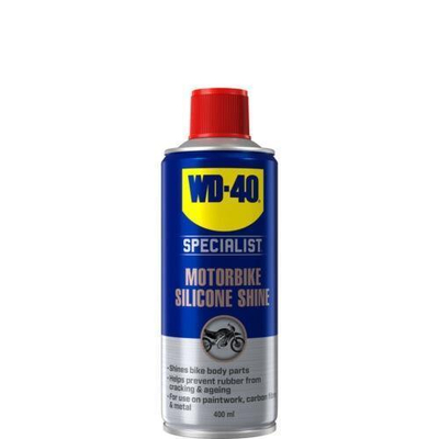 Γυαλιστικό σπρέι μηχανών  400ml WD-40. Τέλεια λάμψη. Εύκολο στην εφαρμογή, χωρίς να χρειάζεται να γυάλισμα. Βοηθά στην αποτροπή ρωγμών και γήρανσης του καουτσούκ. / 44149-01