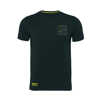 Μπλούζα t-shirt black με στάμπα kapriol 100% Βαμβάκι XL / 37653
