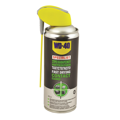Σπρέι - καθαριστικό επαφών  χωρίς λάδι SMART STRAW 400ml WD-40 / 51376-01