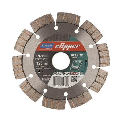 Δίσκος διαμαντέ για γρανίτη και πέτρα PRO GRANITE TURBO 125X2,2X22,23MM / 70184626526
