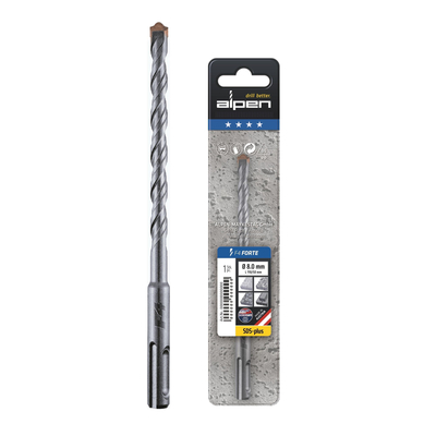 Τρυπάνι F4 SDS PLUS δίκοπο για μπετόν, φυσική πέτρα και τούβλο 12x800mm / 913012001