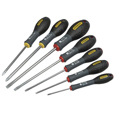 Κατσαβίδια FATMAX σετ 7 τεμ. 5 ίσια (2.5x50, 3.5x75, 4x100, 5.5x125, 6.5x150) και 2 phillips(PH1,PH2) σε blister / FMHT0-62627