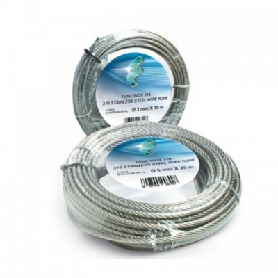 Συρματόσχοινο γαλβανιζέ 5mmx25m / FUN5025