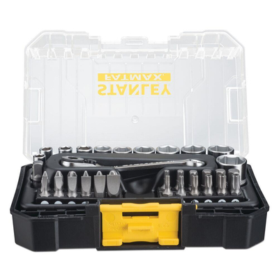 Κασετίνα καρυδάκια 1/4" εξάγωνα 37τεμ.  Νο 5,5-14mm και μύτες 25τεμ. / FMMT19101-0