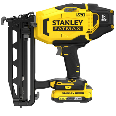 Καρφωτικό από τον κατασκευαστή Stanley με λειτουργία μπαταρίας λιθίου 18V (δεν περιλαμβάνεται) για γρήγορη και εύκολη συρραφή διαφόρων υλικών. Έχει λειτουργία διαδοχικών βολών και πυροδοτεί συνεχώς καρφιά με μια μικρή χρονοκαθυστέρηση μεταξύ των βολών, ώστε να μπορεί να τοποθετηθεί το εργαλείο στην κατάλληλη θέση. Δέχεται καρφιά μήκους έως 64mm. / SFMCN616B-XJ