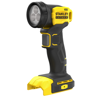 Επαναφορτιζόμενος φακός LED της Stanley, κατάλληλος για χρήση σε χώρους εργασίας όπως το συνεργείο. Η μέγιστη ισχύς της φωτεινότητάς του φτάνει έως 140lm. Το βάρος του αγγίζει τα 1700gr. / SFMCL020B-XJ