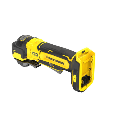Παλινδρομικό πολυεργαλείο της εταιρείας Stanley, με λειτουργία μπαταρίας 18V (δεν περιλαμβάνεται). Ιδανικό για ερασιτεχνική χρήση και κατάλληλο για κοπή, λείανση, τρίψιμο, τρόχισμα, σκάλισμα, χάραγμα υλικών όπως ξύλο, μέταλλο, γυψοσανίδα, κ.α. Έχει δυνατότητα προσαρμογής της ταχύτητας έως 19000rpm, ώστε να τη ρυθμίζετε ανάλογα με την εργασία που έχετε να κάνετε. / SFMCE510B-XJ
