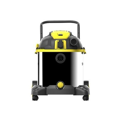 Σκούπα ηλεκτρική 1600W,υποπίεση 19Kpa, χωρητικότητα κάδου 50L, ροή αέρα 36,5L/s, μήκος καλωδίου 5m, κάδος ανοξείδωτος ατσάλι. Περιλαμβάνει εύκαμπτο σωλήνα 2mX35mm, 3 σωλήνες 35mmX33cm, πέλμα αναρρόφησης δαπέδου, πέλμα αναρρόφησης υγρών και πέλμα για χαλιά / SXVC50XTDE