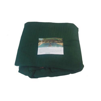 Ελαιόδιχτο χωρίς ραφή 100gr 4x6mm πράσινο με κρίκους στις άκρες και διπλή πορτοκαλί ραφή / ΔIXTY-4X06