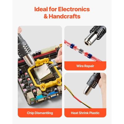 VEVOR Hot Air Rework Station 1000W LED Digital SMD Rework Station 212℉-896℉