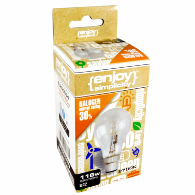 El200034 | a60 Halogen|105w(>133w)b22|2700k|1900lm|{enjoysimplicity}™